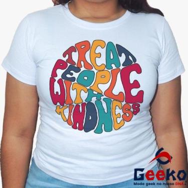 Imagem de Baby Look Harry Styles 100% Algodão - Treat People With Kindness - Pop