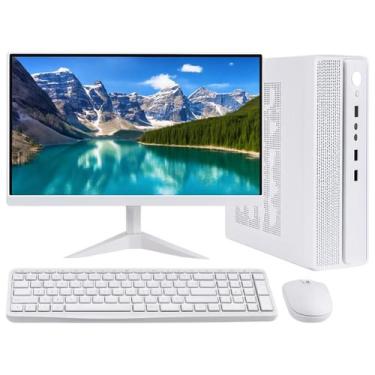 Imagem de Pc Computador Slim Intel I7 16gb Ssd 480gb Monitor 19 Branco - Mrp Inf