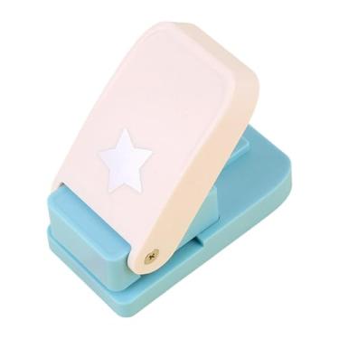 Imagem de Colaxi Separador de folhas soltas, perfurador de etiquetas, presentes para artesanato, papel, ferramenta de perfuração de papel, para de notas, Estrela