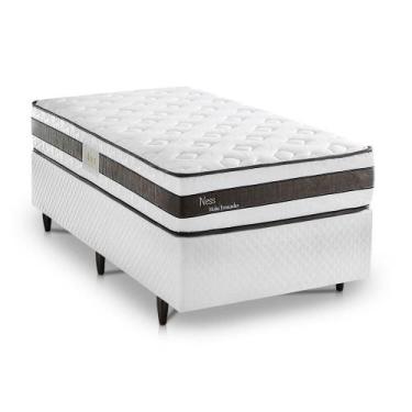 Imagem de Cama Box Solteiro Herval Ness com Molas Ensacadas, 65x88x188 cm