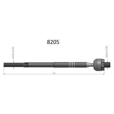 Imagem de Barra Axial Corolla Fielder Bortec