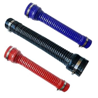 Imagem de Tubo De Silicone Para Intercooler De Diâmetro Variável De 1 Peça - Redutor De Mangueira Flexível De 500 Mm - Várias Opções De ID (38-40 Mm A 55-75 Mm) Para Encanamento E Aquários(Black,ID55-75mm)