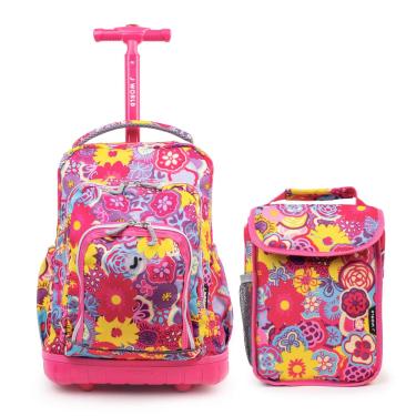 Imagem de Mochila com rodinhas J World Lollipop 16 Kids com lancheira