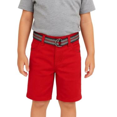 Imagem de Shorts Infantil jeans com Cinto Meninos Verão Festas