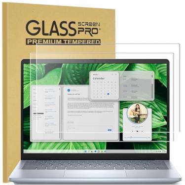 Imagem de Pacote com 2 protetores de tela de vidro temperado 9H para Dell 14 Plus, Dell Pro 14, Dell Pro 14 Plus, laptop Dell Pro Max de 14 polegadas, HD-Ultra transparente, antiarranhões - (Observação: não é