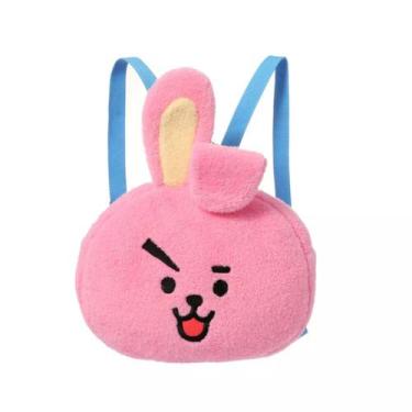 Imagem de Mochila infantil pelucia macia bt21 cooky original miniso