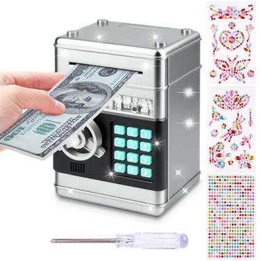 Imagem de Piggy Bank Ranphykx com bloqueio de senha para crianças de 3 a 12 anos