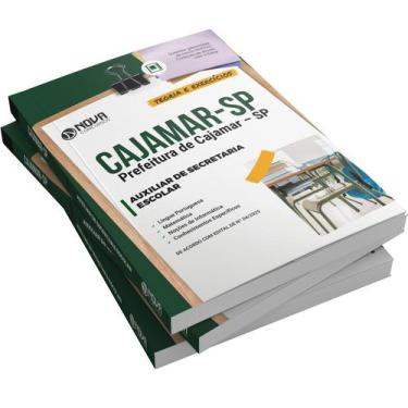 Imagem de Apostila Prefeitura de Cajamar - SP - Auxiliar de Secretaria Escolar -
