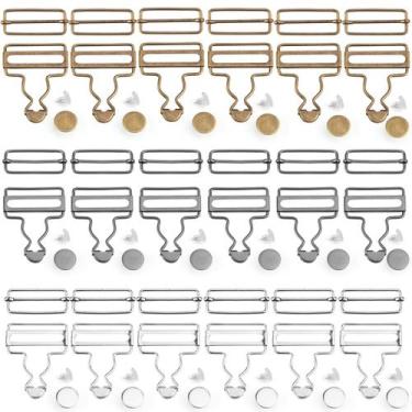 Imagem de Substituição geral de suspensórios de metal Buckles 18 conjuntos de 38