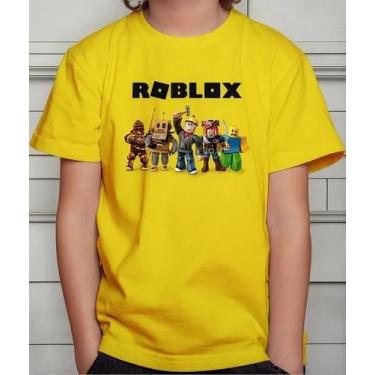 Imagem de Camiseta Camisa Infantil Juvenil Gamer Roblo ox Menino Menina 100% Alg