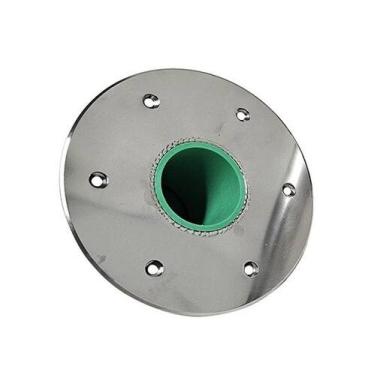 Imagem de Base Pedestal Inox Giratório Fixo P/ Banco Cadeira - Noster Náutica