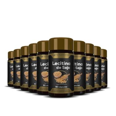 Imagem de Lecitina De Soja Hf Suplementos 60 Caps com 10-Unissex