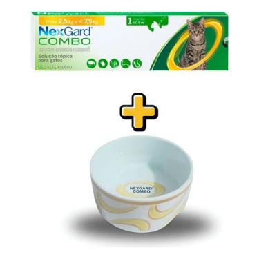 Imagem de Nexgard Gatos Pipeta Pulga Sarna Vermes Combo 2,5 A 7,5kg