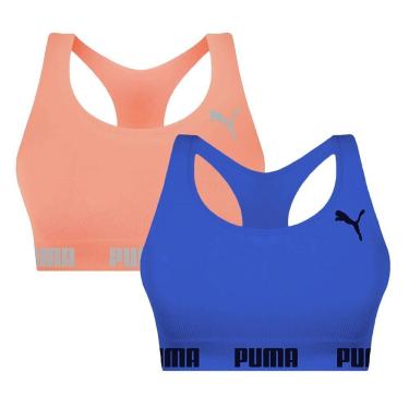 Imagem de Kit 2 Tops Puma Nadador Sem Costura Feminino