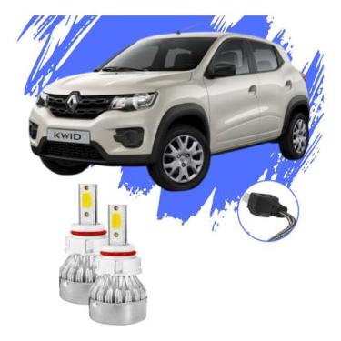 Imagem de Lâmpada Led Renault Kwid 2017-2021 Kit H4 V10 - Efeito Xênon