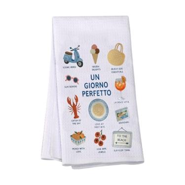 Imagem de VAMSII Presentes de lembrança espanhola toalha de cozinha para amantes de comida espanhola presentes de lua de mel espanhola presente de chef espanhol presente de viagem Espanha (USSpainTowel)