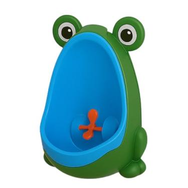 Imagem de Mictorio Sapinho Infantil, Penico, Troninho e Pinico para Menino Infantil - Kit Desfralde com Urinol para Bebê Criança Treino Todas Cores(Verde/Azul)