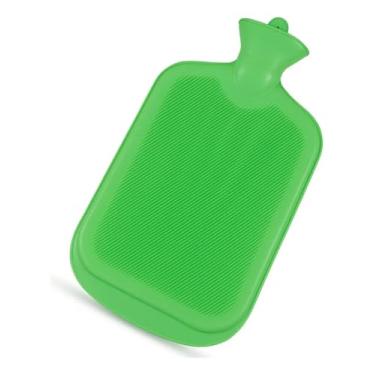 Imagem de Bolsa Térmica Para Compressa De Borracha - Vermelha Para Água Quente E Fria, Dores Musculares E Cólicas 2 Litros (Verde)