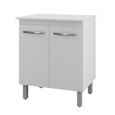 Imagem de Balcão Multiuso Para Cozinha Serena 2 Portas Cor:branco