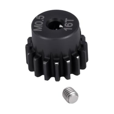 Imagem de Almencla Engrenagem de Pinhão RC em aço Endurecido, Peças de Reposição para Upgrade de Carros de Modelismo RC 1:18 E 1:24, para Projetos DIY (faça Você Mesmo), 16T