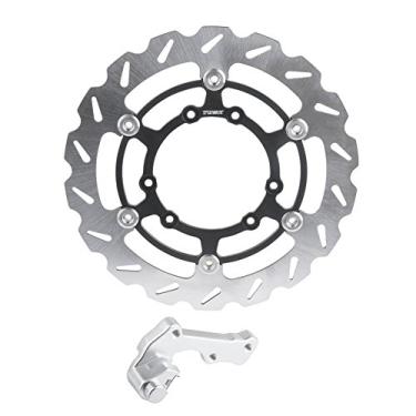 Imagem de Tusk Kit de rotor de freio tufão flutuante grande, dianteiro 270 mm compatível com Honda CRF250/450R 2004-2014