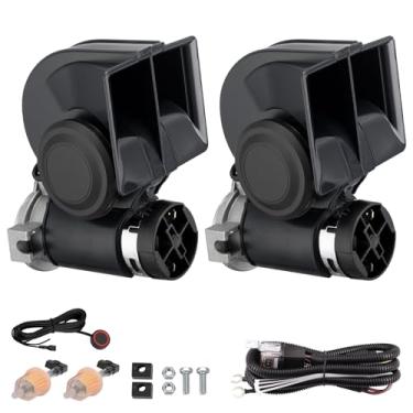 Imagem de AOLIHAN Buzina de carro de 12 V, 2 peças, buzina de trem para caminhão, buzina de trem super alta para carro