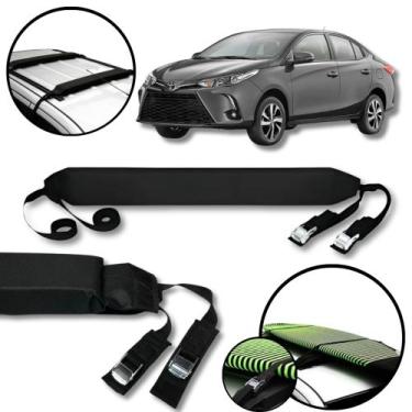 Imagem de Rack Teto Prancha Surf Carro Com Cinta Toyota Yaris - BR18