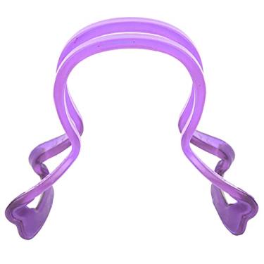 Imagem de AYNEFY Colimador de de Violino, Design Elástico, Corretor de Retidão para Violinos 1/4 1/8 /10, Ferramenta de Ensino Ideal para Estudantes e Iniciantes (Violeta)