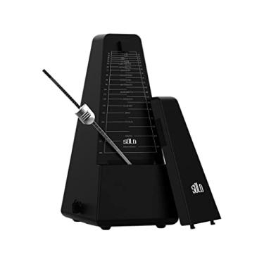 Imagem de Metrônomo mecânico profissional para violão, violino, piano - revestimento ABS resistente - intervalo de tempo 40 a 208 bpm - acessório universal para instrumento - para sala de música doméstica -