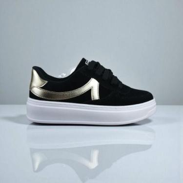 Imagem de Tênis Casual Beira Rio Feminino em Napa Camurça Lançamento Novidade Re