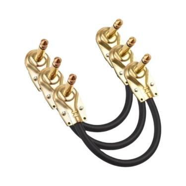 Imagem de Cabo De Patch Para Pedal De Efeito De Guitarra 1/4" Com Conector Em Ân