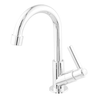 Imagem de Torneira Banheiro Lav. Mesa Bica Peq 1/4 Volta - Cromado C62