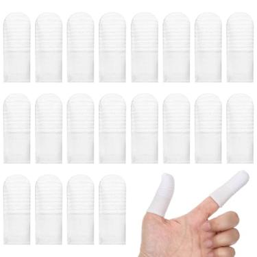 Imagem de Gtziqa 20 peças de escova de dentes de tecido macio para cães, escova de dentes de gato, kit de escovação de dentes lavável e confortável para cães, limpeza de dentes, cuidados dentários