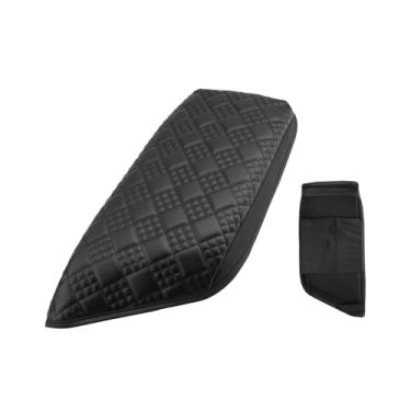 Imagem de CDEFG Para Dodge Charger Daytona 2024 2025 2026 Capa de caixa de apoio de braço para carregador Daytona (R/T, pacote Scat) Acessórios Protetor de descanso de braço para console engrossado