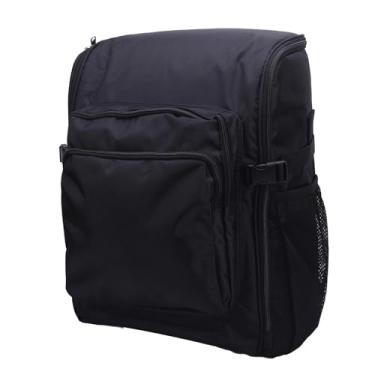 Imagem de Yunseity Mochila de Ferramenta de Limpeza Anti-respingos de Grande Capacidade para Bolsa de Itens Domésticos, Pano Oxford 1000D (Preto)