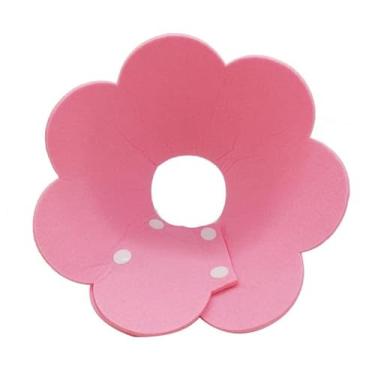 Imagem de Coleira elizabetana de feltro macio para gatos e cães, cone de recuperação pós-operatório, coleira antilambida e mordida para animais de estimação