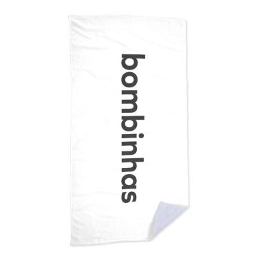 Imagem de Toalha De Praia - Praia De Bombinhas Branco