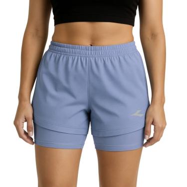 Imagem de Short Duplo Diadora Small Logo Feminino