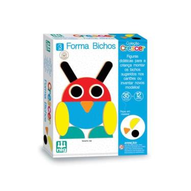 Imagem de Jogo Educativo Forma Bichos - Nig Brinquedos