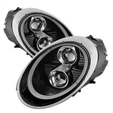 Imagem de Spyder Auto PRO-YD-P99705-HID-DRL-BK Porsche 911 LED Halo Farol Projetor