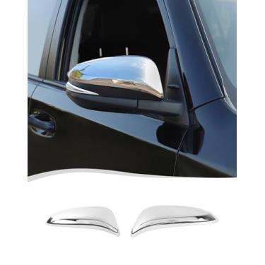 Imagem de Voodonala Capa para espelho retrovisor lateral Toyota 4Runner 2017-2023 compatível com Toyota 4Runner 2017-2023 (Chrome)