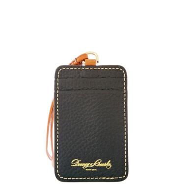 Imagem de Dooney & Bourke Carteira, acessórios de cordão de identificação de grão de seixo, Preto, One Size, Casual