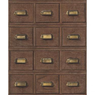 Imagem de Papel De Parede Cosmopolitan Arquivo Retrô - Rolo: 10m X 0,53m