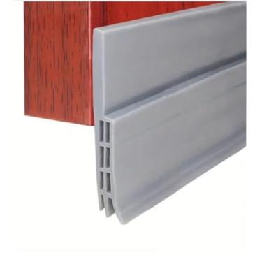 Imagem de YIZHONG Tampa de rascunho de porta, remoção de clima para portas, enchimento de lacuna de rolha de rascunho, varredura eficaz de insetos e poeira, protetor de tempestade de silicone premium