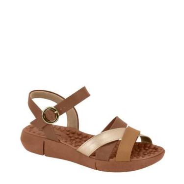 Imagem de Sandalia Ortopedica Modare Feminina Esporao Conforto 7142124, Avelã, D