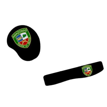 Imagem de Kit Mouse Pad e Apoio de Teclado PM Amazonas