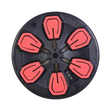 Imagem de rockible Máquina de boxe musical, alvo de parede, música eletrônica, alvo de parede, montagem na parede, almofada de boxe para treino esportivo interno