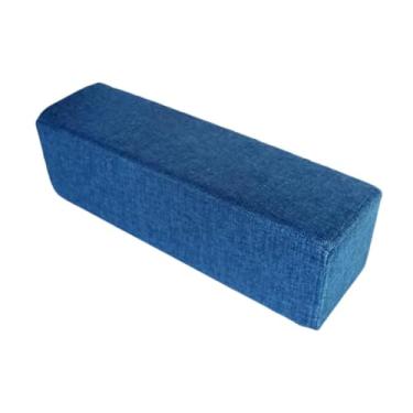 Imagem de KiBcsLic Almofada para Apoio de Braço de Sofá, Almofada para Apoio de Braço, Suporte para Cotovelo, Estofado para Jogos E Trabalho, Azul profundo