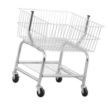 Imagem de KiBcsLic Cesto de Roupa Suja com Rodinhas Carrinho de Roupa Suja para Escritório Banheiro Roupas