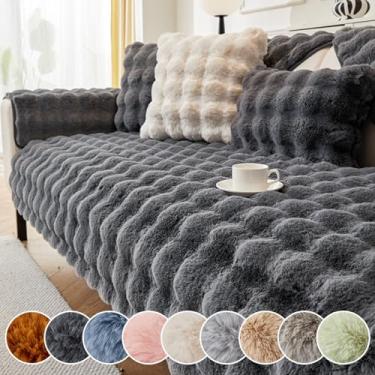 Imagem de HGTRH Capa de sofá sofá de canto em forma de L com encosto alto 2 lugares peça de canto de 3 lugares, capa de sofá em forma de U grande XXL, capa de sofá antiderrapante fundo de silicone, confortável